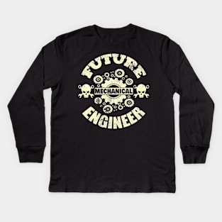 Future Mechanical Engineer Kids Long Sleeve T-Shirt